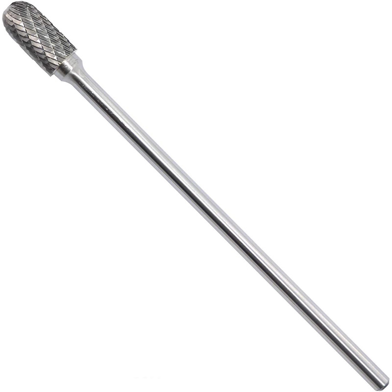 SC-5L6 Cylindrical Shape with Radius End Overlength Tungsten Carbide Rotary Burr